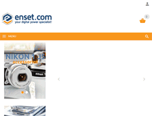 Tablet Screenshot of enset.com